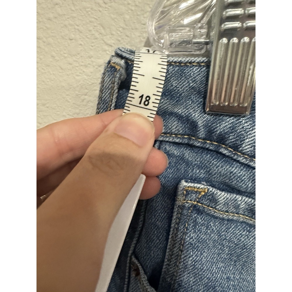 OLD NAVY SZ 16 FLARE Cotton Spandex Blue High Rise Jeans Stretch Comfort - Picture 5 of 9